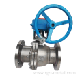 Titanium Manual Flange Ball Valve For Gas Pipeline